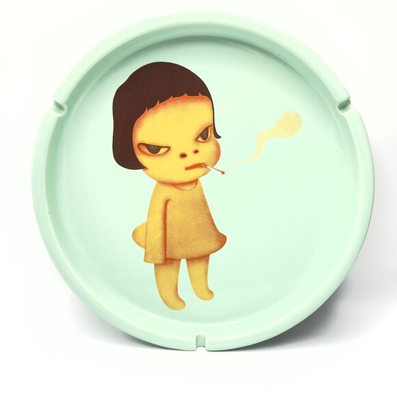 Original 2002 Yoshitomo Nara "Too Young To Die" Ceramic Art Object — GUC - Picture 1 of 6